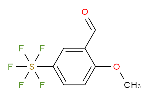 (3-formyl-4-methoxyphenyl)sulfur pentafluoride