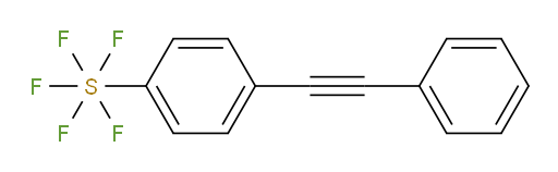 [4-(2-phenylethynyl)phenyl]sulfur pentafluoride