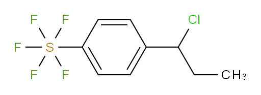 [4-(1-chloropropyl)phenyl]sulfur pentafluoride