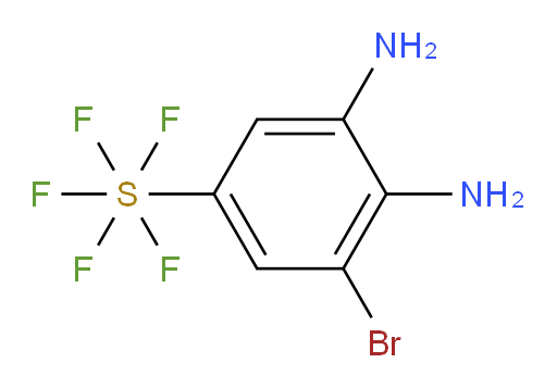 (3,4-Diamino-5-bromophenyl)sulfur pentafluoride