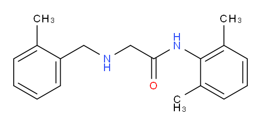 N-(2,6-dimethylphenyl)-2-((2-methylbenzyl)amino)acetamide