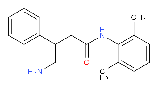 4-amino-N-(2,6-dimethylphenyl)-3-phenylbutanamide