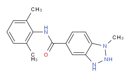 N-(2,6-dimethylphenyl)-1-methyl-2,3-dihydro-1H-benzo[d][1,2,3]triazole-5-carboxamide