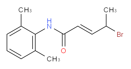 (E)-4-bromo-N-(2,6-dimethylphenyl)pent-2-enamide