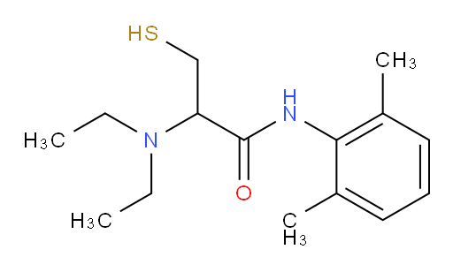 2-(diethylamino)-N-(2,6-dimethylphenyl)-3-mercaptopropanamide