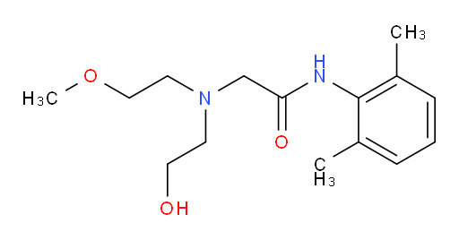 N-(2,6-dimethylphenyl)-2-((2-hydroxyethyl)(2-methoxyethyl)amino)acetamide