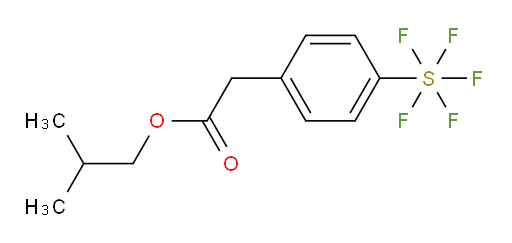 isobutyl 2-(4-(pentafluoromercapto)phenyl)acetate