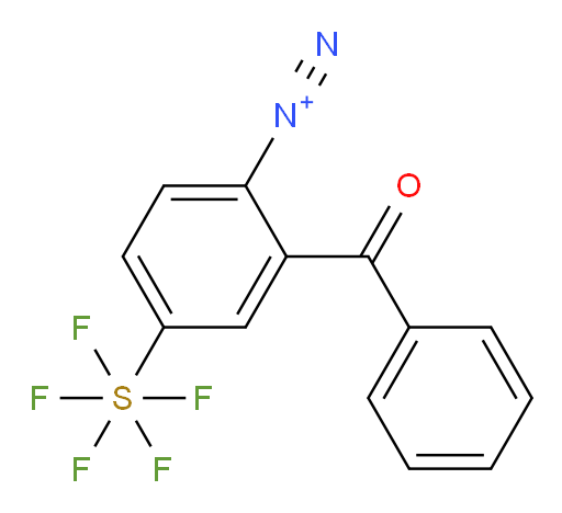 2-benzoyl-4-(pentafluoromercapto)benzenediazonium