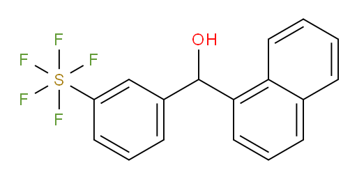 (3-(pentafluoromercapto)phenyl)(naphthalen-1-yl)methanol