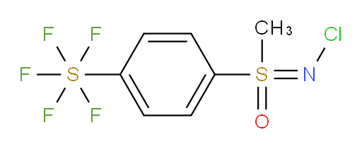 4-(N-chloro-S-methylsulfonimidoyl)phenylsulfur pentafluoride