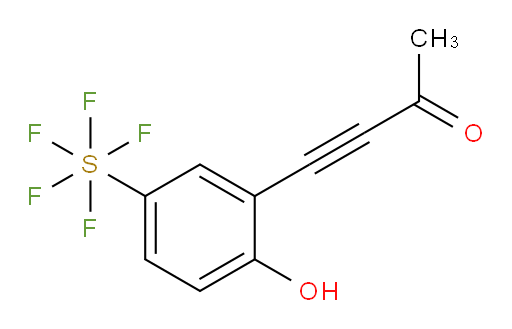 4-(2-hydroxy-5-(pentafluoromercapto)phenyl)but-3-yn-2-one