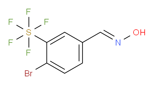 [2-Bromo-5-[(hydroxyimino)methyl]phenyl]sulfur pentafluoride
