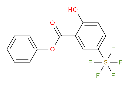 [4-hydroxy-3-(phenoxycarbonyl)phenyl]sulfur pentafluoride
