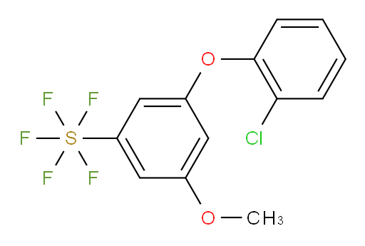 [3-(2-Chlorophenoxy)-5-methoxyphenyl]sulfur pentafluoride