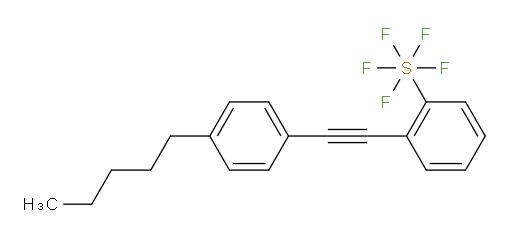 [2-[2-(4-pentylphenyl)ethynyl]phenyl]sulfur pentafluoride