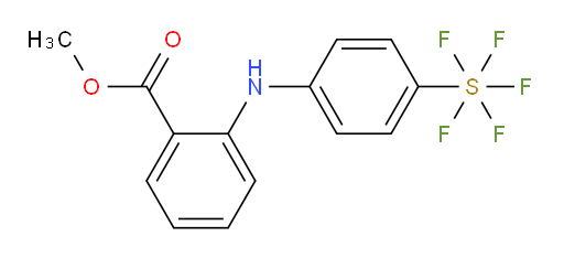 methyl 2-((4-(pentafluoromercapto)phenyl)amino)benzoate