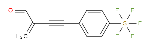 4-(4-(pentafluoromercapto)phenyl)-2-methylenebut-3-ynal