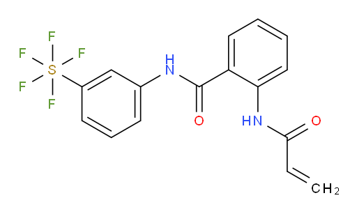 2-acrylamido-N-(3-(pentafluoromercapto)phenyl)benzamide