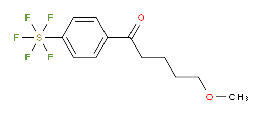 1-(4-(pentafluoromercapto)phenyl)-5-methoxypentan-1-one