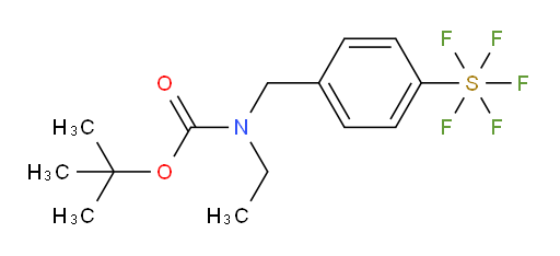 tert-butyl ethyl(4-(pentafluoromercapto)benzyl)carbamate