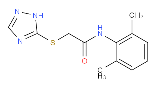 2-((1H-1,2,4-triazol-5-yl)thio)-N-(2,6-dimethylphenyl)acetamide