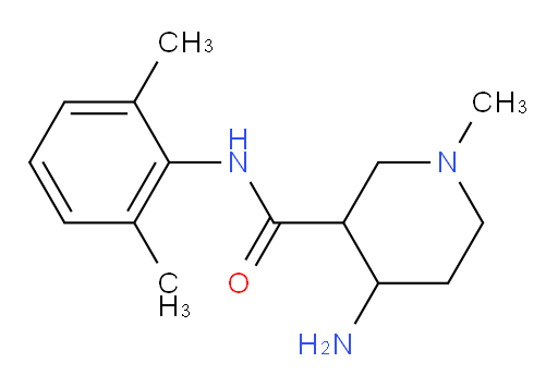 4-amino-N-(2,6-dimethylphenyl)-1-methylpiperidine-3-carboxamide