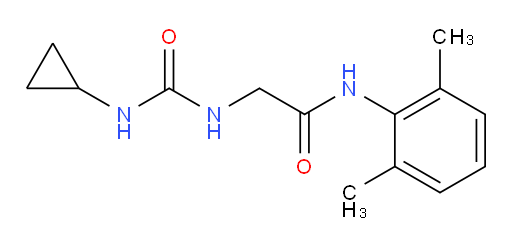 2-(3-cyclopropylureido)-N-(2,6-dimethylphenyl)acetamide