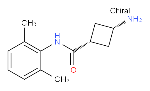 (1s,3s)-3-amino-N-(2,6-dimethylphenyl)cyclobutanecarboxamide