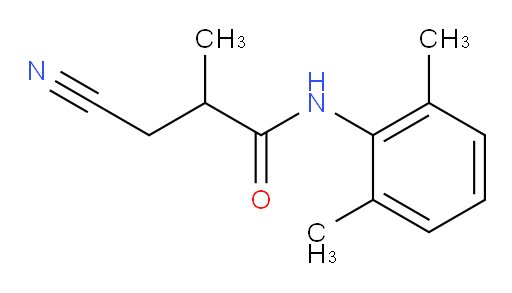 3-cyano-N-(2,6-dimethylphenyl)-2-methylpropanamide