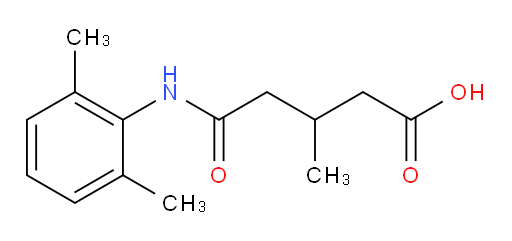 5-((2,6-dimethylphenyl)amino)-3-methyl-5-oxopentanoic acid