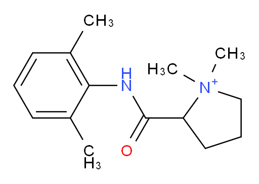 2-((2,6-dimethylphenyl)carbamoyl)-1,1-dimethylpyrrolidin-1-ium