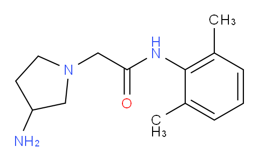 2-(3-aminopyrrolidin-1-yl)-N-(2,6-dimethylphenyl)acetamide