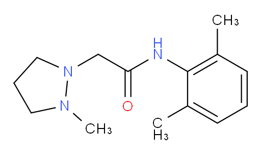 N-(2,6-dimethylphenyl)-2-(2-methylpyrazolidin-1-yl)acetamide