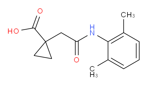 1-(2-((2,6-dimethylphenyl)amino)-2-oxoethyl)cyclopropanecarboxylic acid