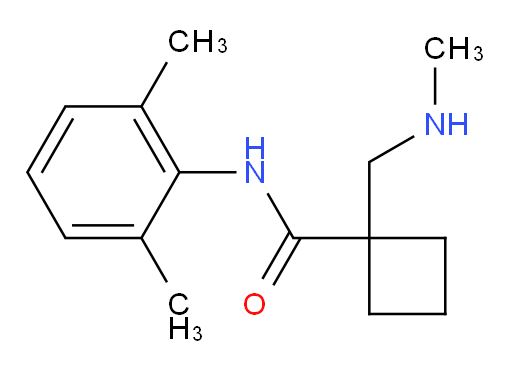 N-(2,6-dimethylphenyl)-1-((methylamino)methyl)cyclobutanecarboxamide
