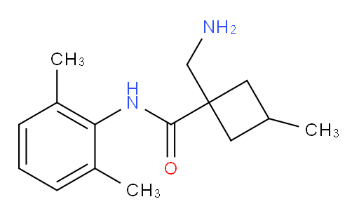 1-(aminomethyl)-N-(2,6-dimethylphenyl)-3-methylcyclobutanecarboxamide
