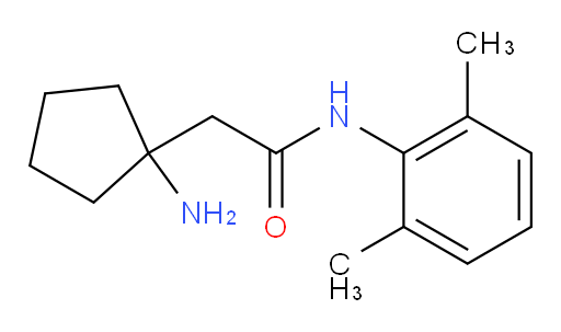 2-(1-aminocyclopentyl)-N-(2,6-dimethylphenyl)acetamide