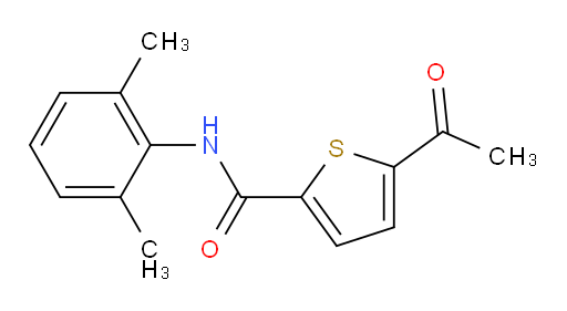 5-acetyl-N-(2,6-dimethylphenyl)thiophene-2-carboxamide