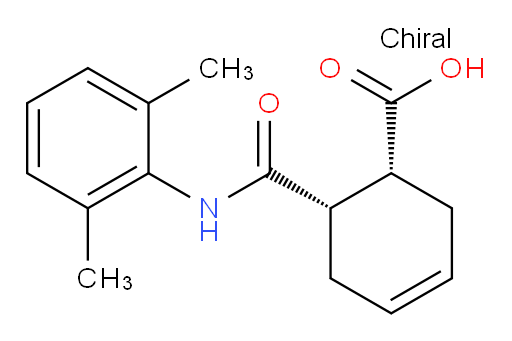 (1R,6S)-6-((2,6-dimethylphenyl)carbamoyl)cyclohex-3-enecarboxylic acid