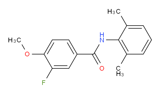 N-(2,6-dimethylphenyl)-3-fluoro-4-methoxybenzamide