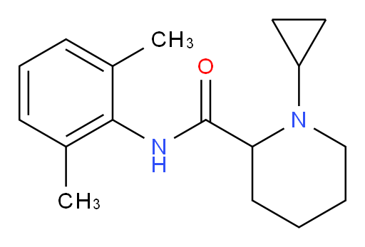 1-cyclopropyl-N-(2,6-dimethylphenyl)piperidine-2-carboxamide