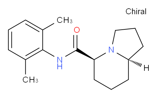 (5S,8aR)-N-(2,6-dimethylphenyl)octahydroindolizine-5-carboxamide