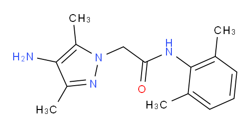 2-(4-amino-3,5-dimethyl-1H-pyrazol-1-yl)-N-(2,6-dimethylphenyl)acetamide