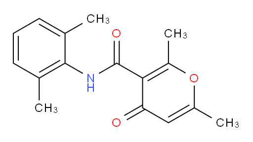 N-(2,6-dimethylphenyl)-2,6-dimethyl-4-oxo-4H-pyran-3-carboxamide