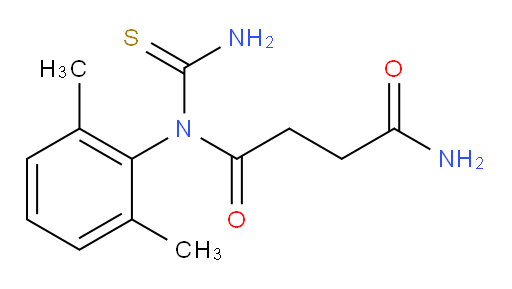 N1-carbamothioyl-N1-(2,6-dimethylphenyl)succinamide