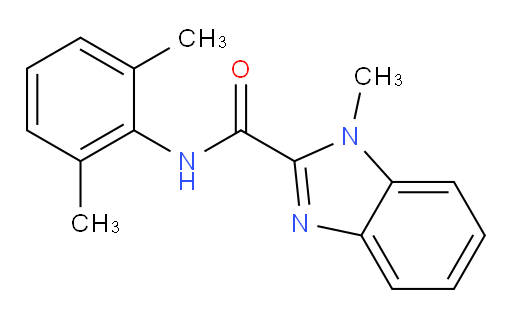 N-(2,6-dimethylphenyl)-1-methyl-1H-benzo[d]imidazole-2-carboxamide