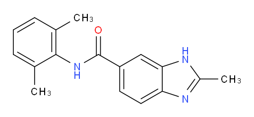 N-(2,6-dimethylphenyl)-2-methyl-1H-benzo[d]imidazole-6-carboxamide