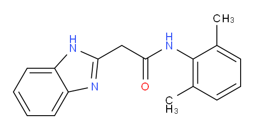 2-(1H-benzo[d]imidazol-2-yl)-N-(2,6-dimethylphenyl)acetamide