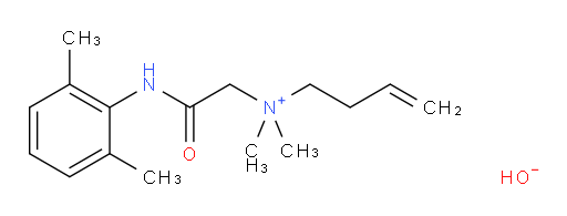 N-(2-((2,6-dimethylphenyl)amino)-2-oxoethyl)-N,N-dimethylbut-3-en-1-aminium hydroxide