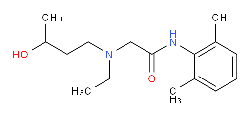 N-(2,6-dimethylphenyl)-2-(ethyl(3-hydroxybutyl)amino)acetamide